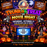 Trunk or Treat and Movie Night on October 17, 2026, beginning at 4 PM at the Merrionette Park Ball Fields Front Lot. Costumes are encouraged and the movie will be announced soon.