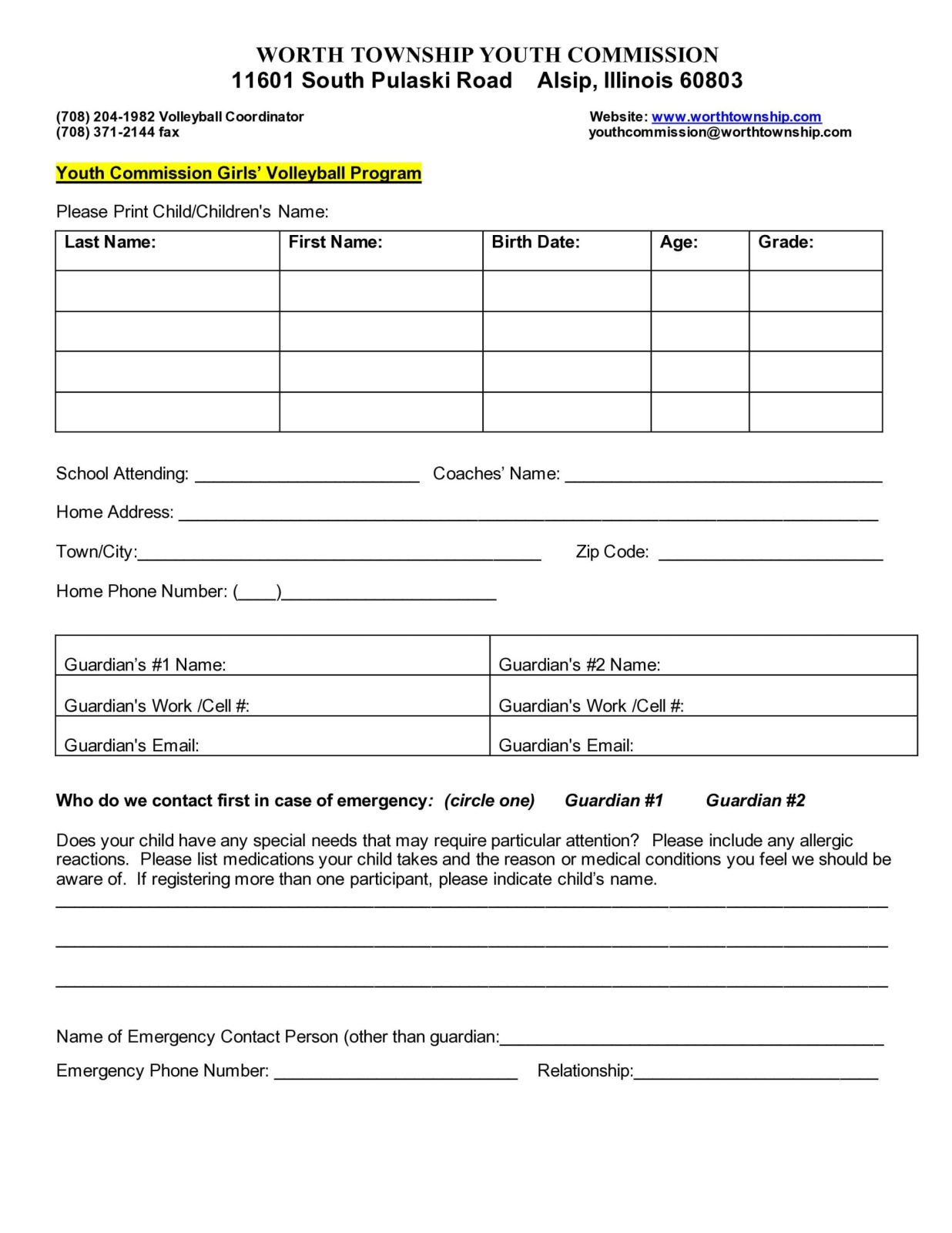 worth-township-youth-commission-program-volleyball-waiver-form